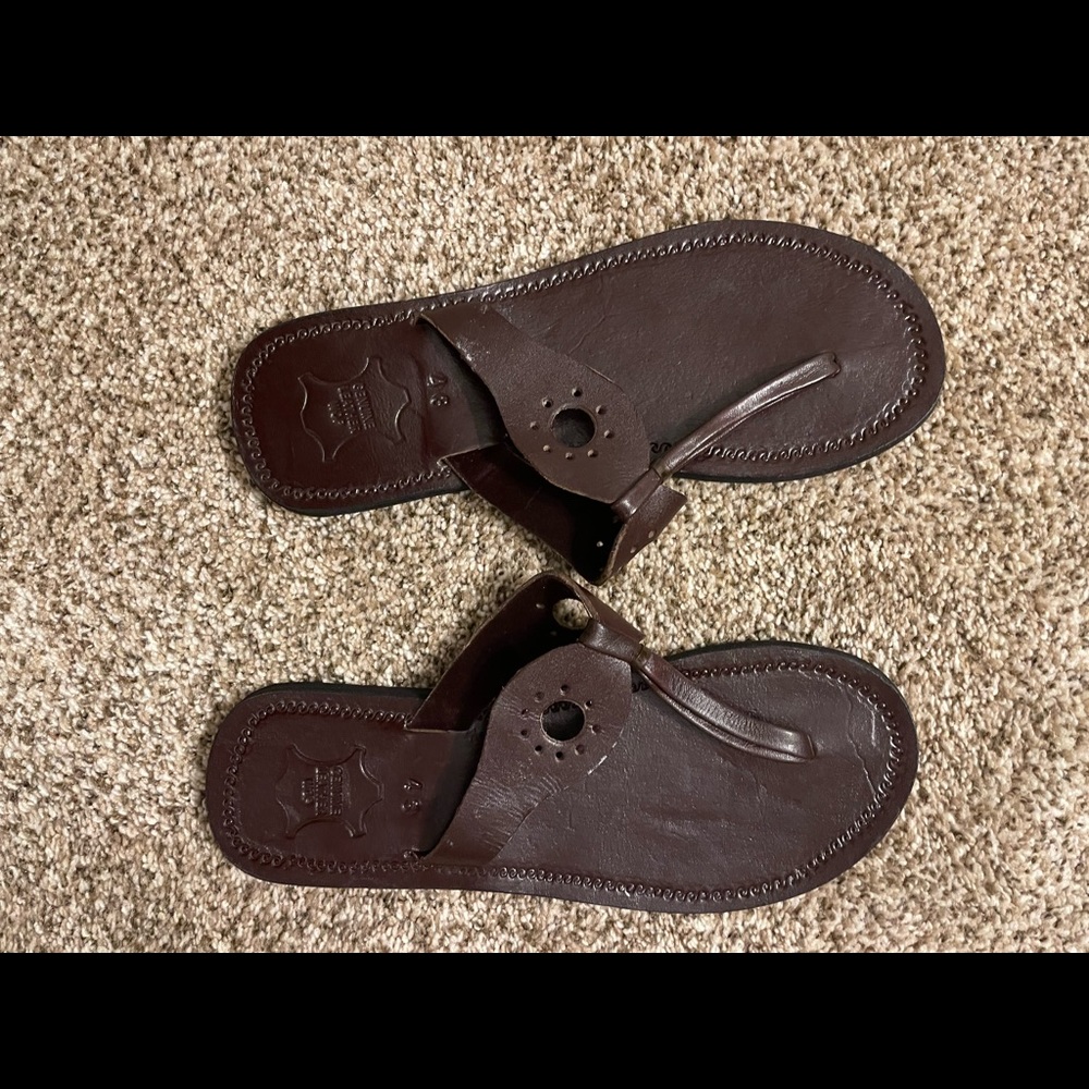 Genuine Leather Sandals for WOMEN size 10.5 / 43